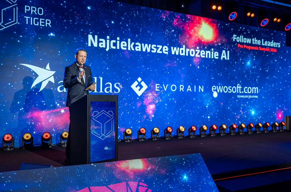 The “Most Interesting AI Implementation” category presented on the gala stage